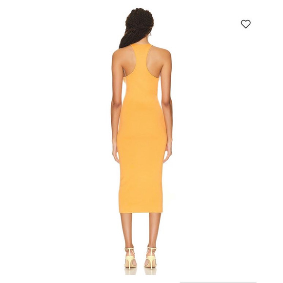 ALC Women's Bodycon Marc Dress Racerback Sleeveless Orange Medium NEW With Tags - Picture 5 of 12
